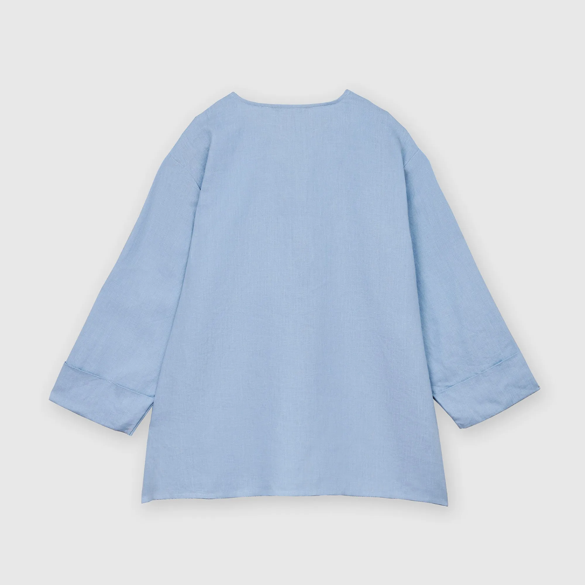 Linen V-Neck Top