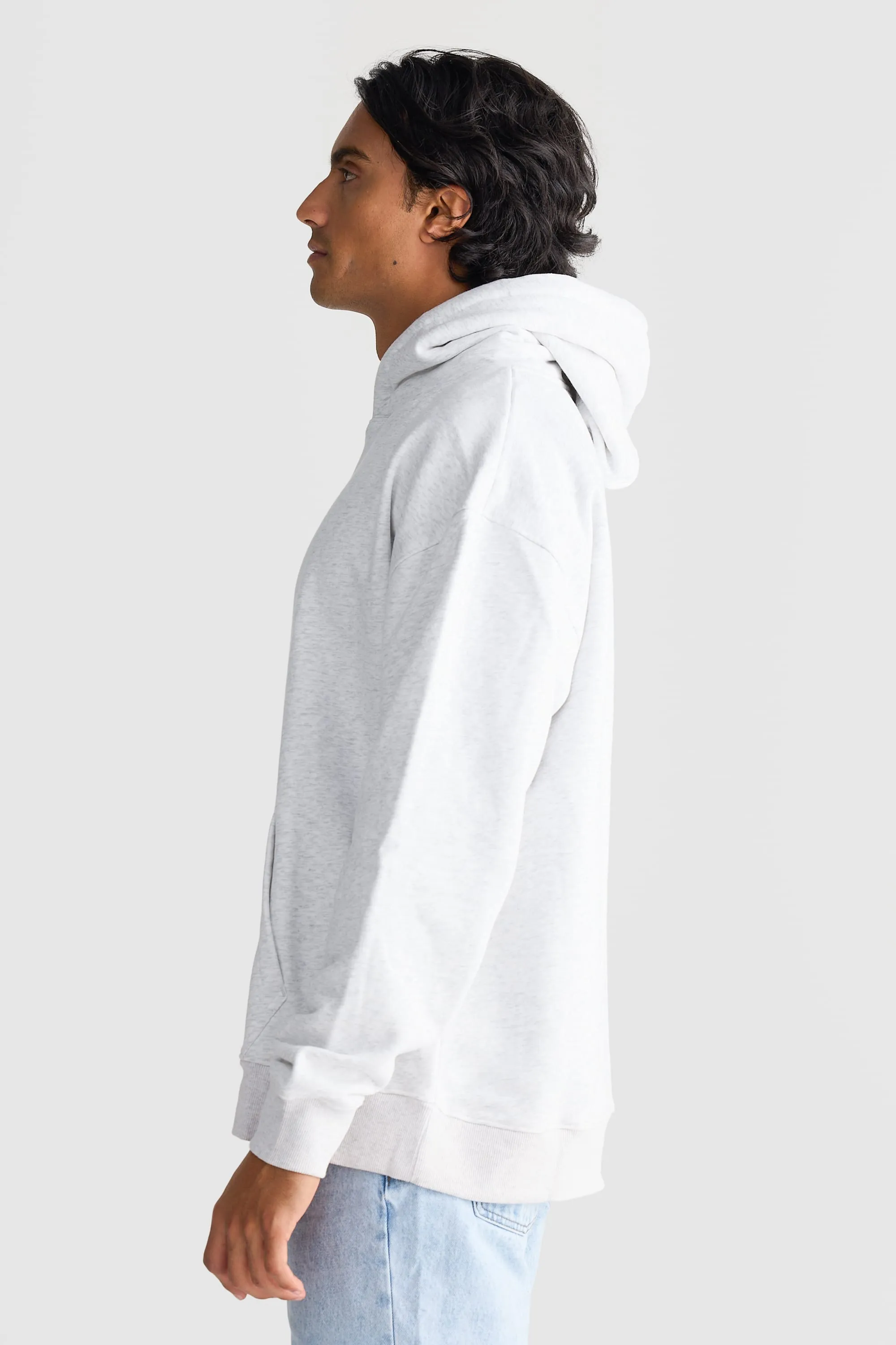 Logo Hoodie White Marle