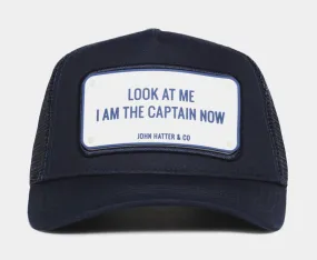 Look At Me Trucker Mens Hat (Blue/White)