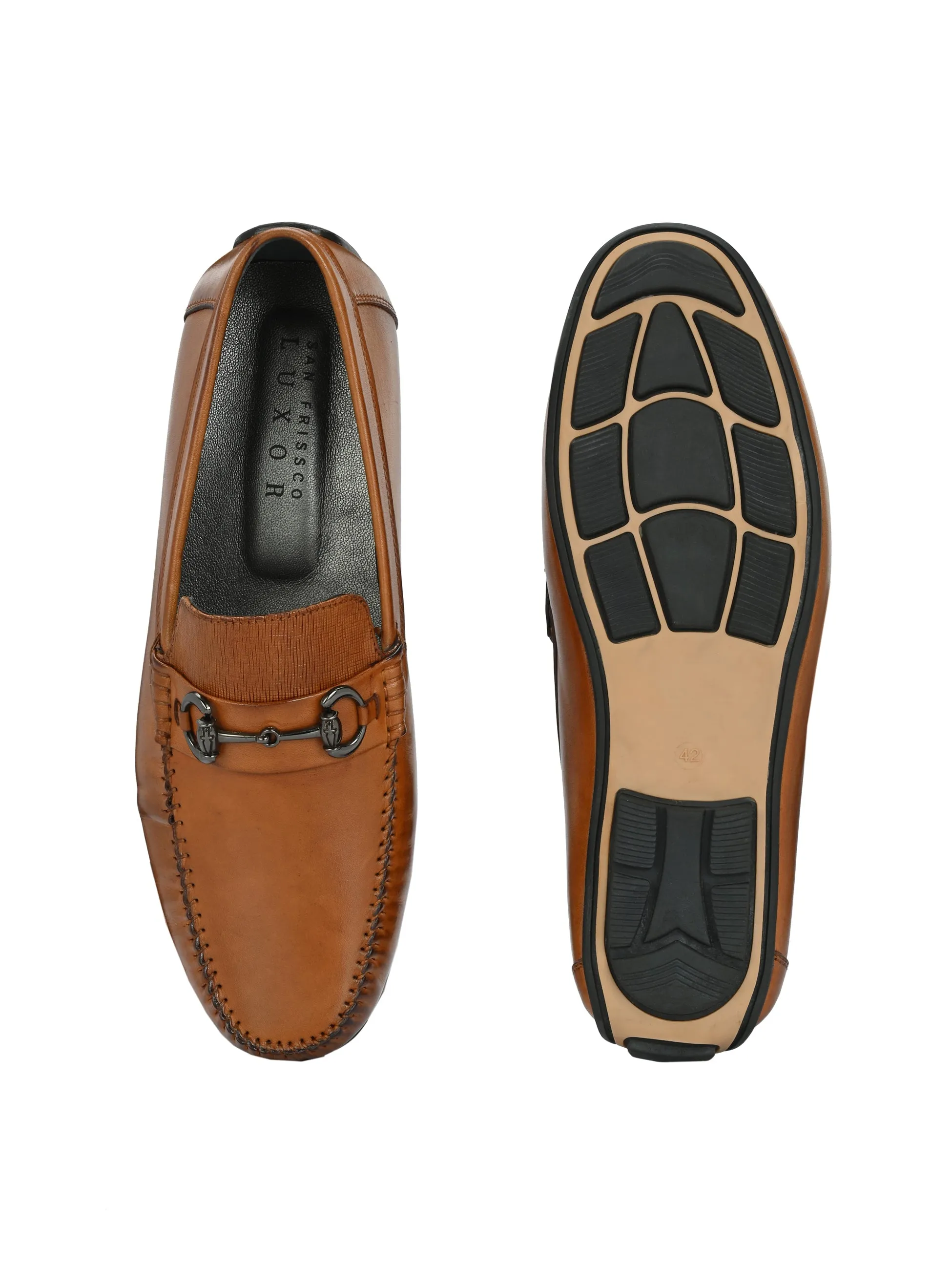 Luciano Tan Driving Loafers