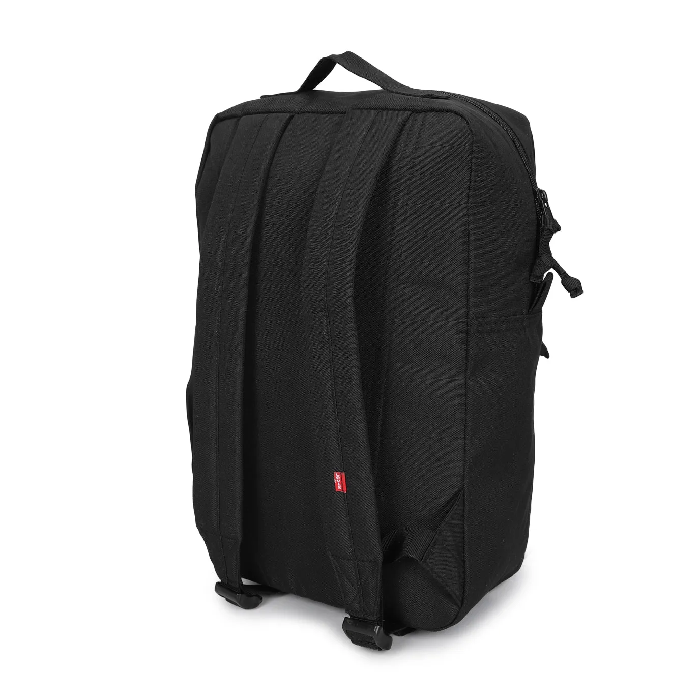 Men's Black Solid Backpack