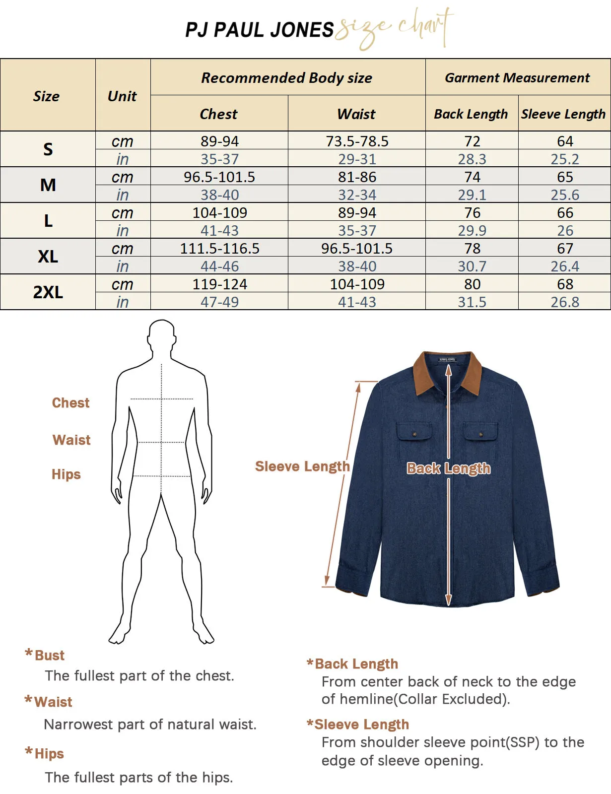 Men's Vintage Denim Shirt Long Sleeve Lapel Collar Jean Shirts Cotton Button Down Cardigans Shirt