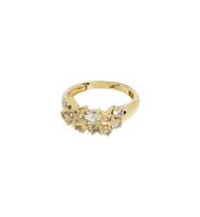 Meteoric Shower Ring 14K