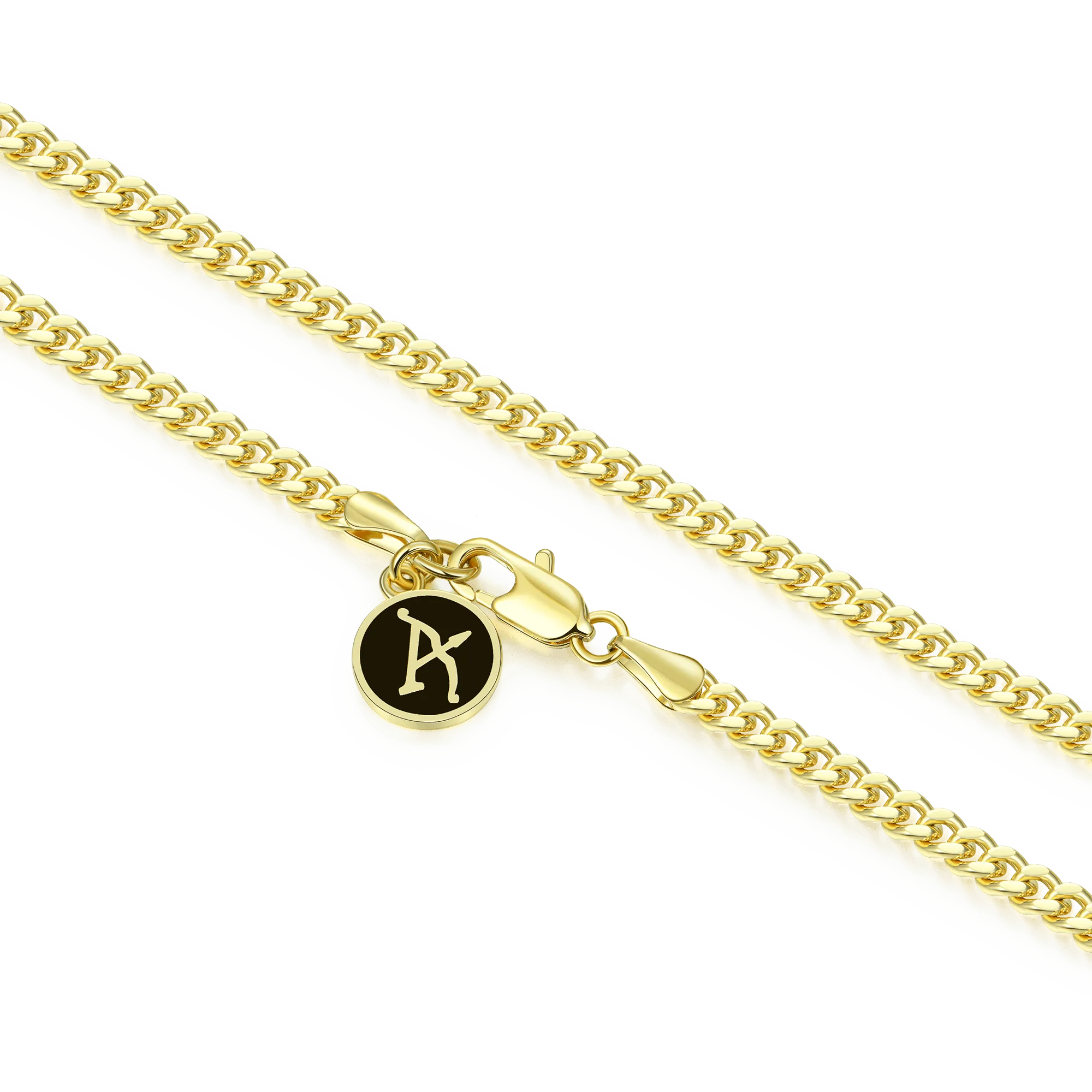 Miami Yellow Gold Micro Cuban Curb Chain - 3.5mm