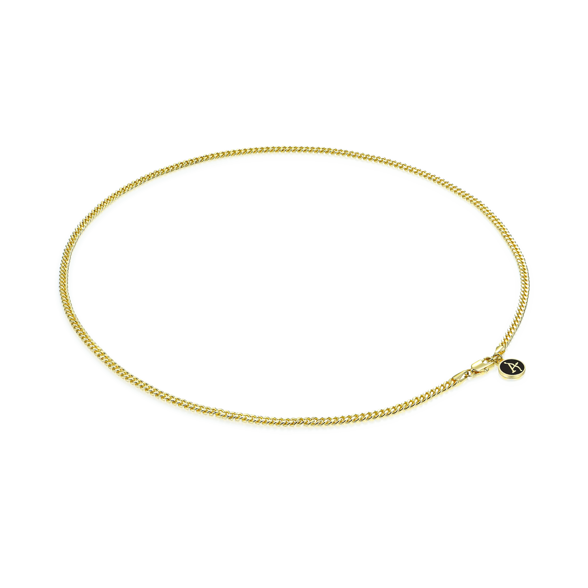 Miami Yellow Gold Micro Cuban Curb Chain - 3.5mm