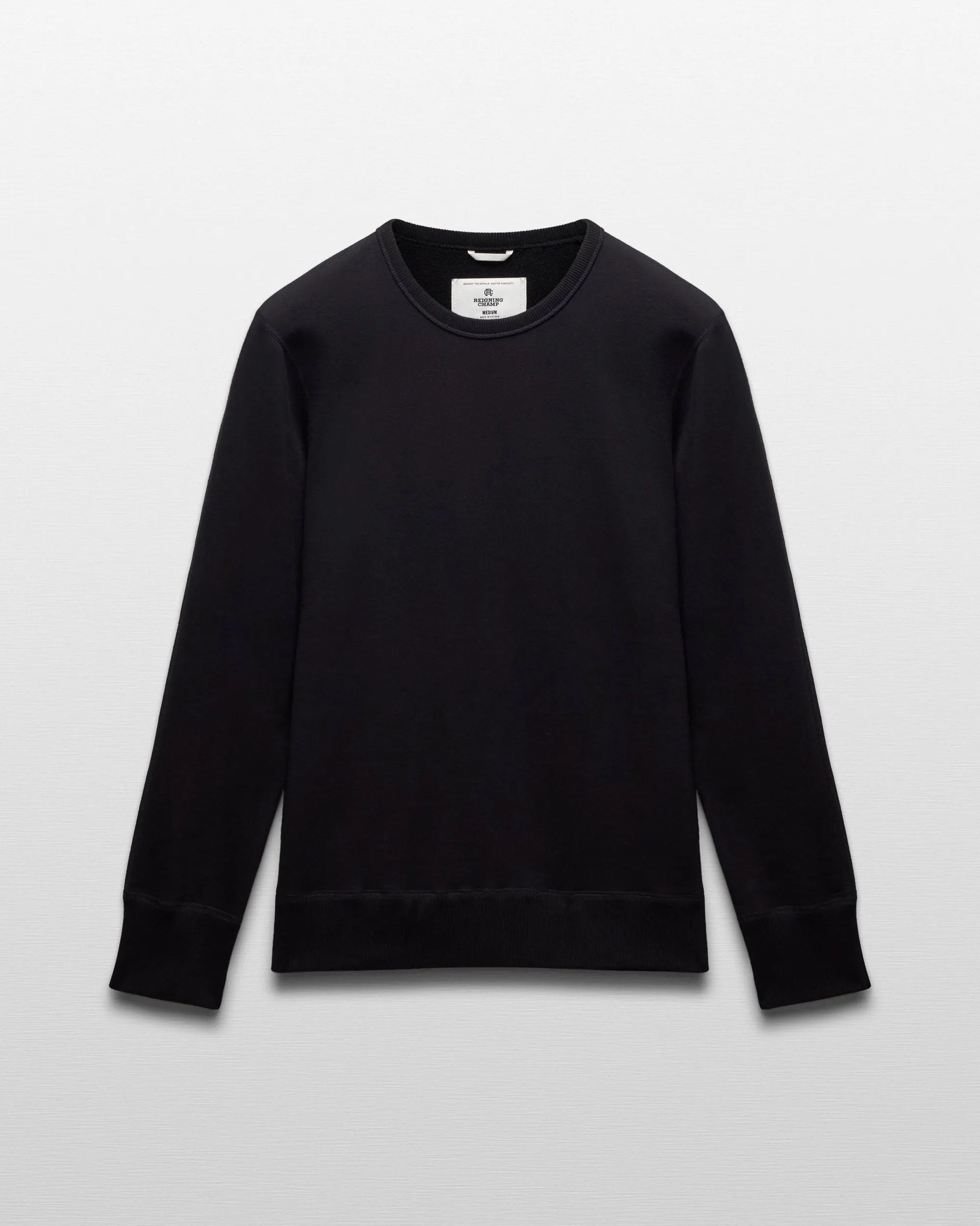 Midweight Terry Slim Crewneck