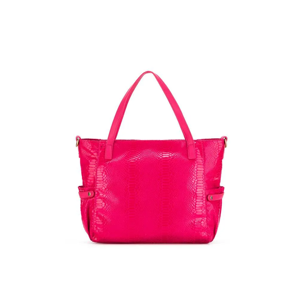 Natalia Hot Pink 2 Piece Handbag Set