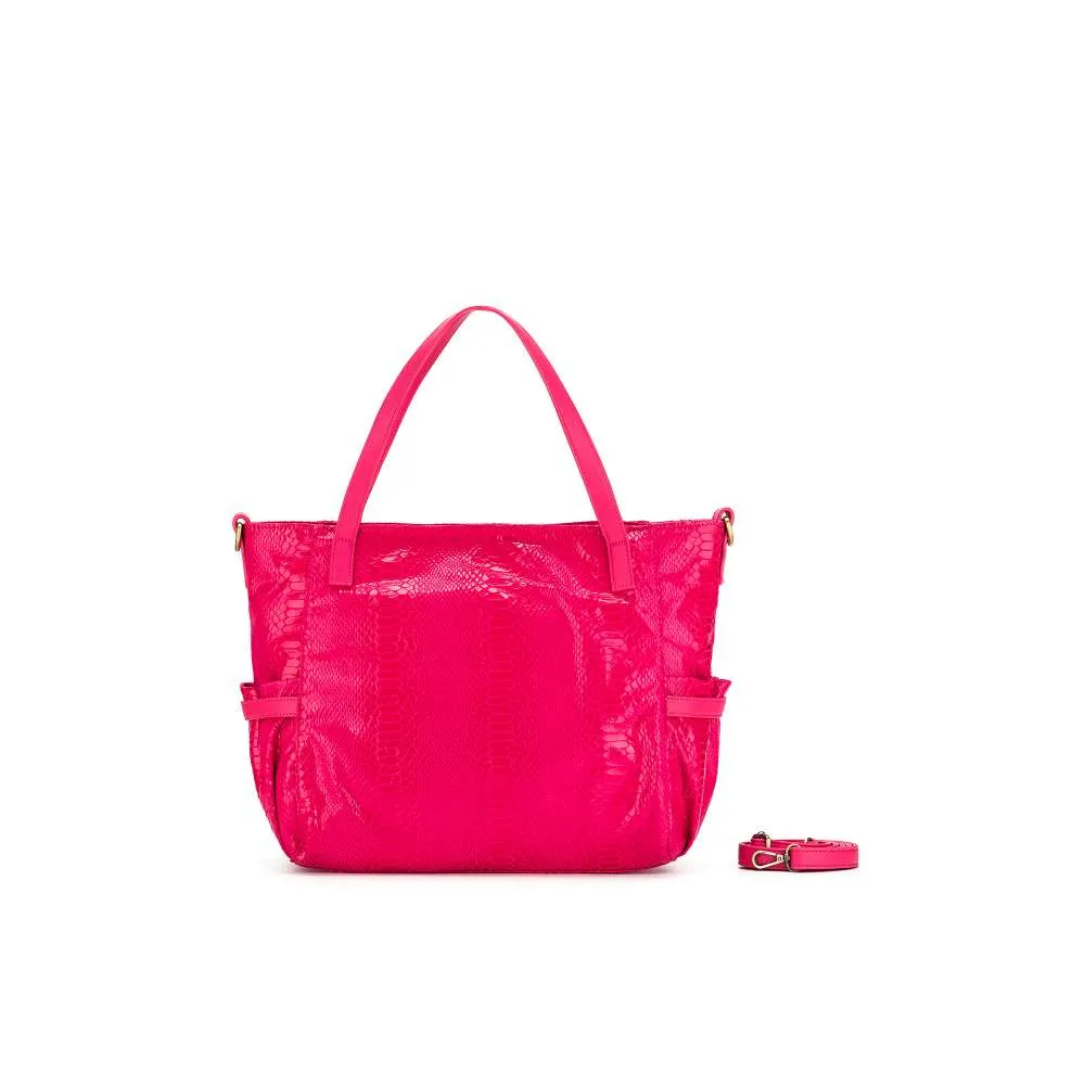 Natalia Hot Pink 2 Piece Handbag Set