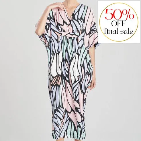 Natori Papillon Caftan in Periwikle R70010