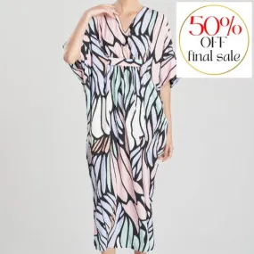 Natori Papillon Caftan in Periwikle R70010