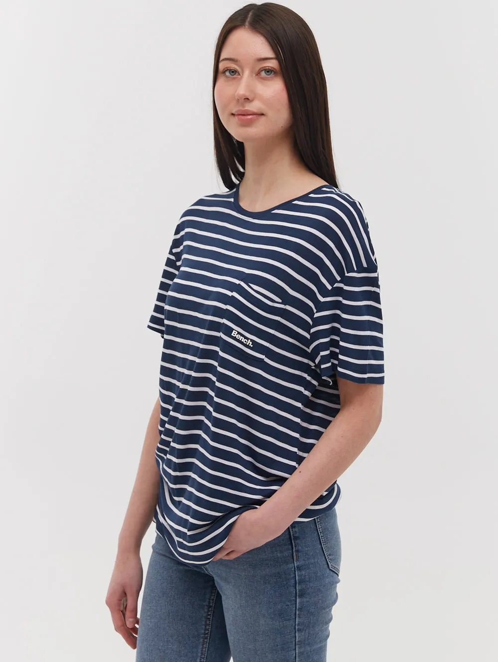 Nouria Striped Pocket T-Shirt