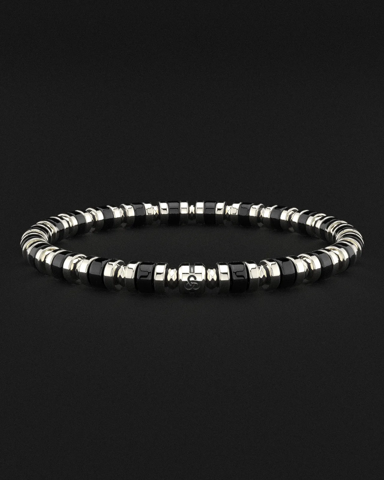 Onyx Bracelet 6mm | Spacer