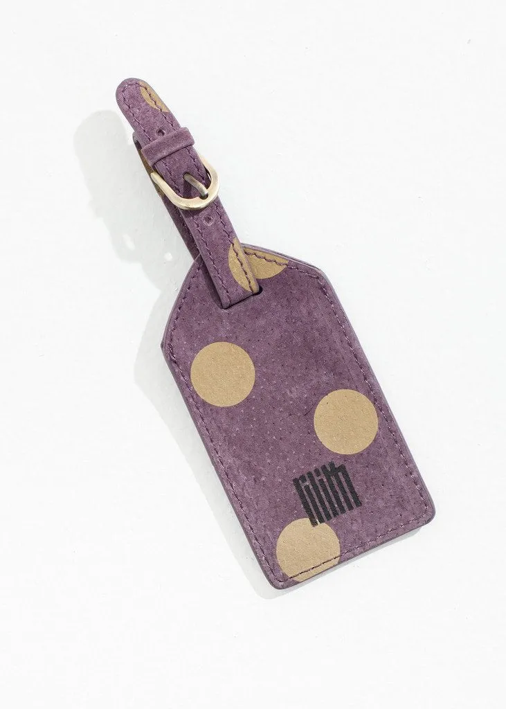 Oscar Luggage Tag in Blueberry