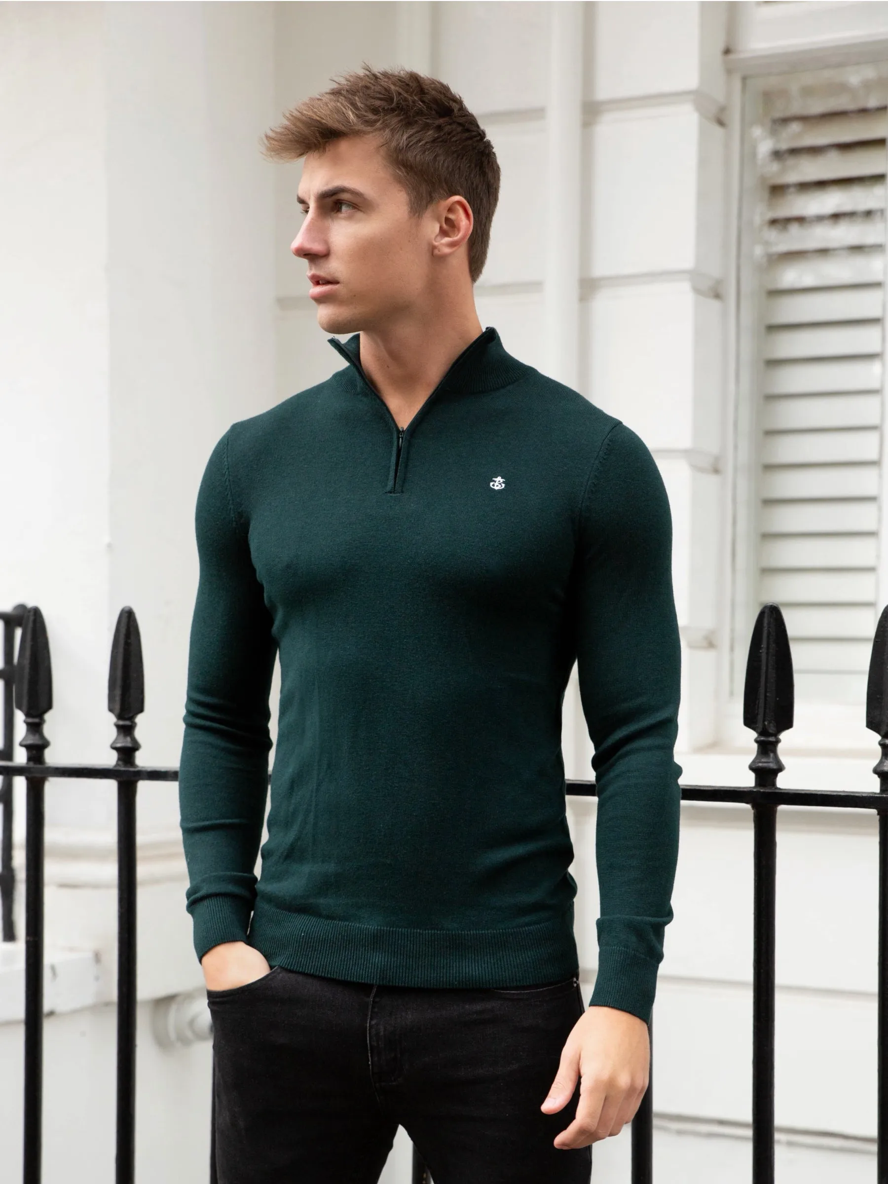 Oxbridge Jumper - Dark Green