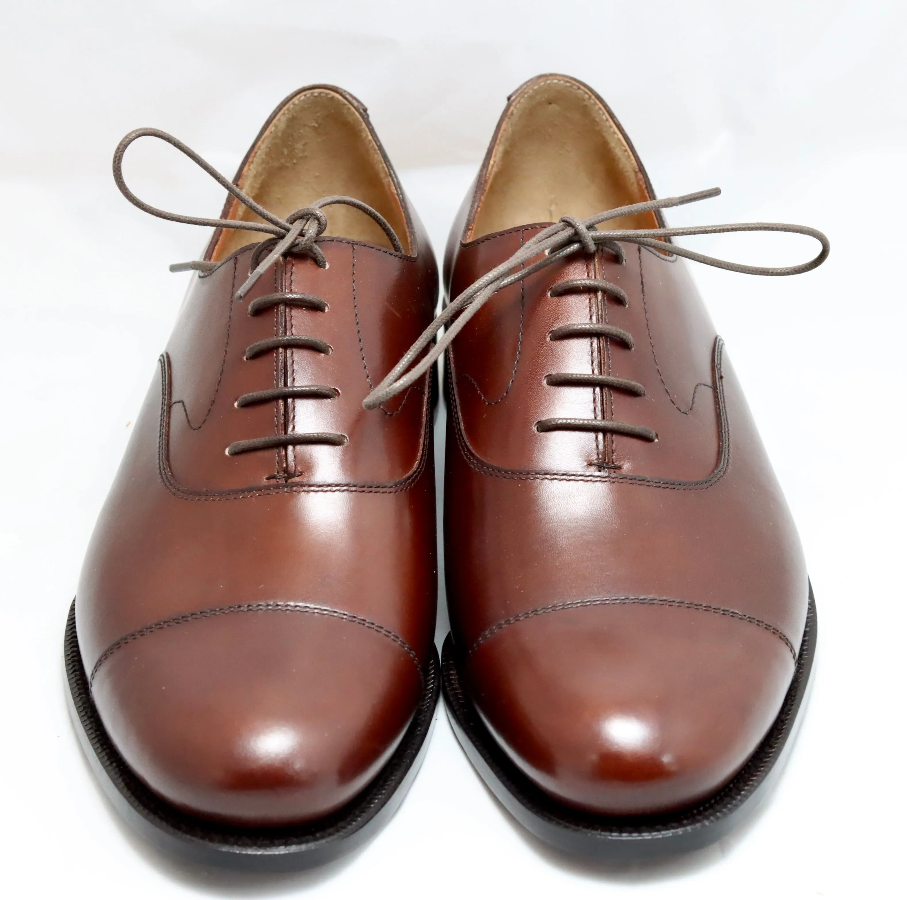 Oxford toecap |  brown | Calf | wide fit