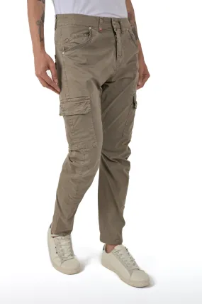 Pantaloni cargo tapered New Evolution Fango SS24