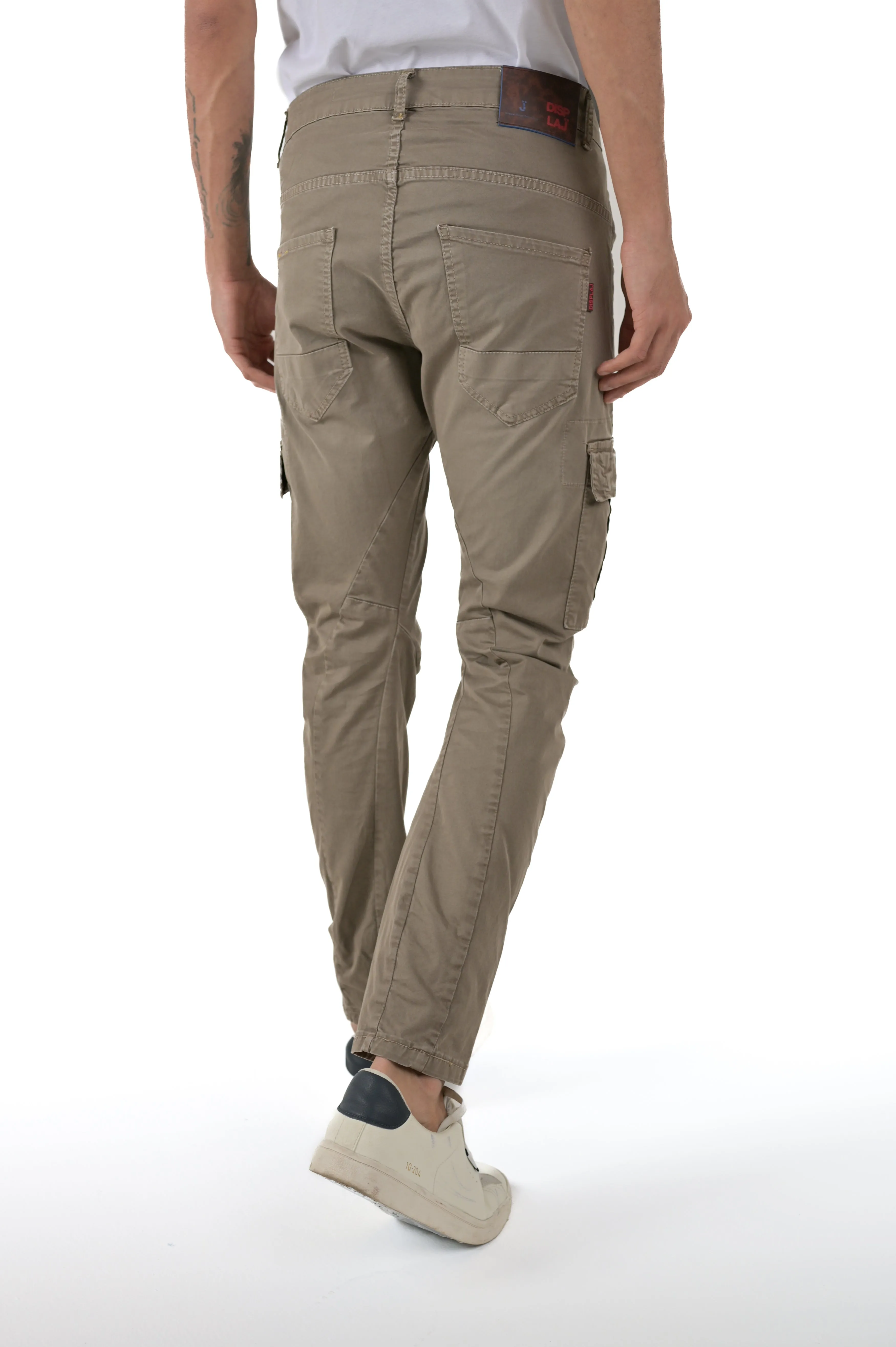 Pantaloni cargo tapered New Evolution Fango SS24