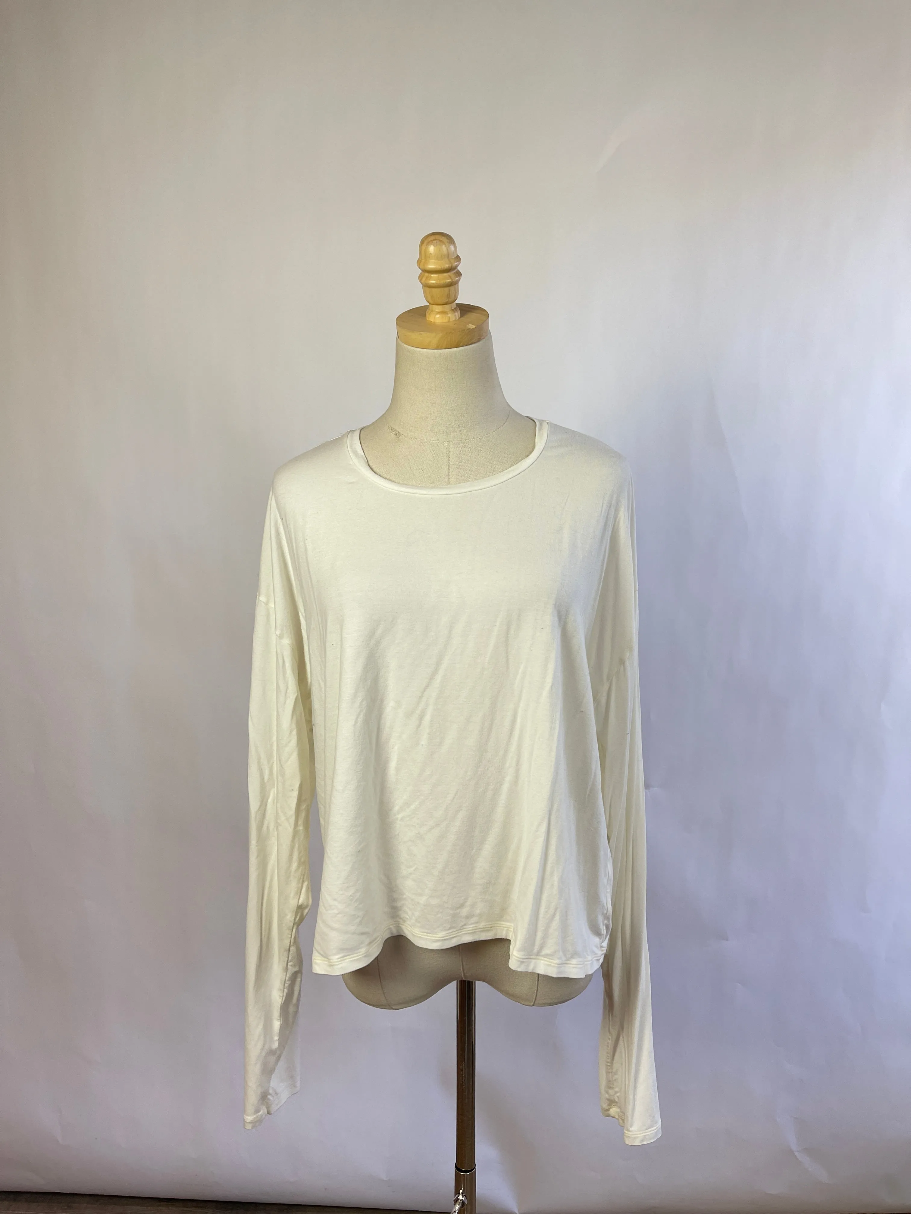 Parade White Long Sleeve Tee (XL)