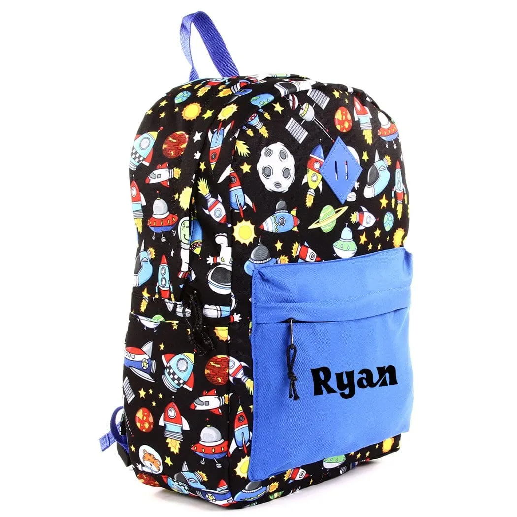 Personalized School Backpack or Lunch Bag - Space