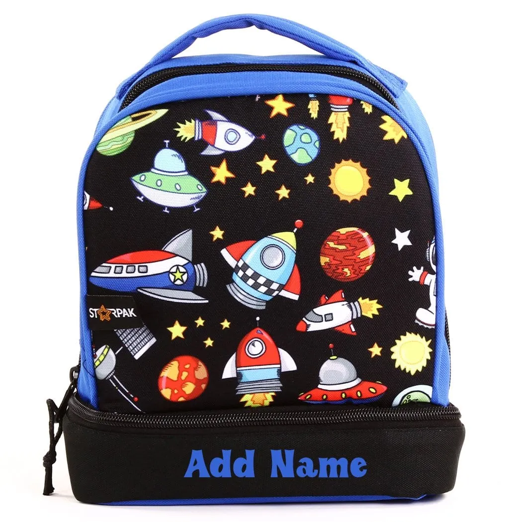 Personalized School Backpack or Lunch Bag - Space