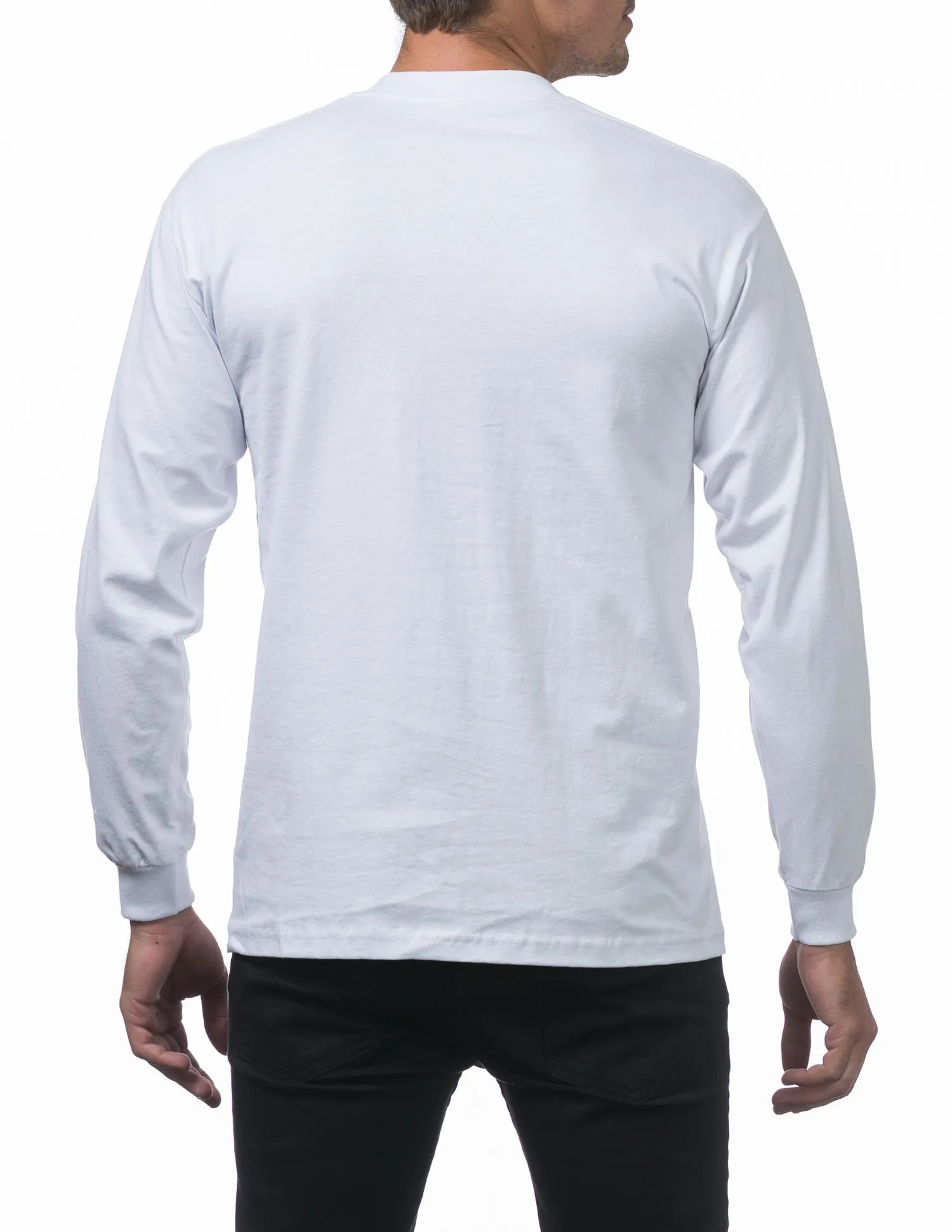 Proclub Heavyweight Long Sleeve TALL - WHITE