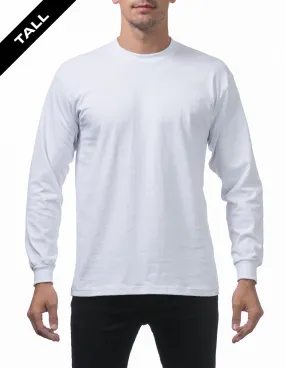 Proclub Heavyweight Long Sleeve TALL - WHITE