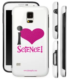 "I ♥ Science" - Protective Samsung Galaxy S5 Case (pink)