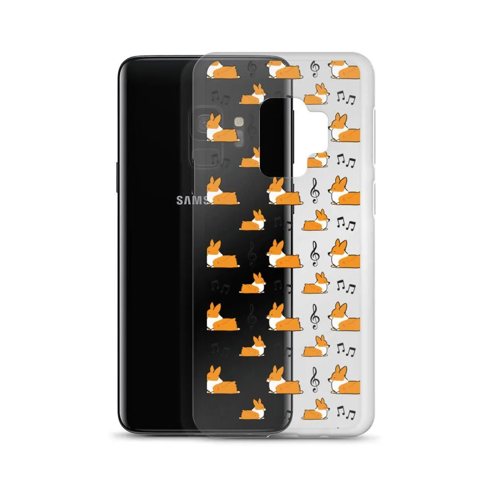 "Music Notes" Corgi Samsung Phone Case