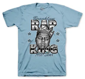 Retro 5 Bluebird Rap King Shirt