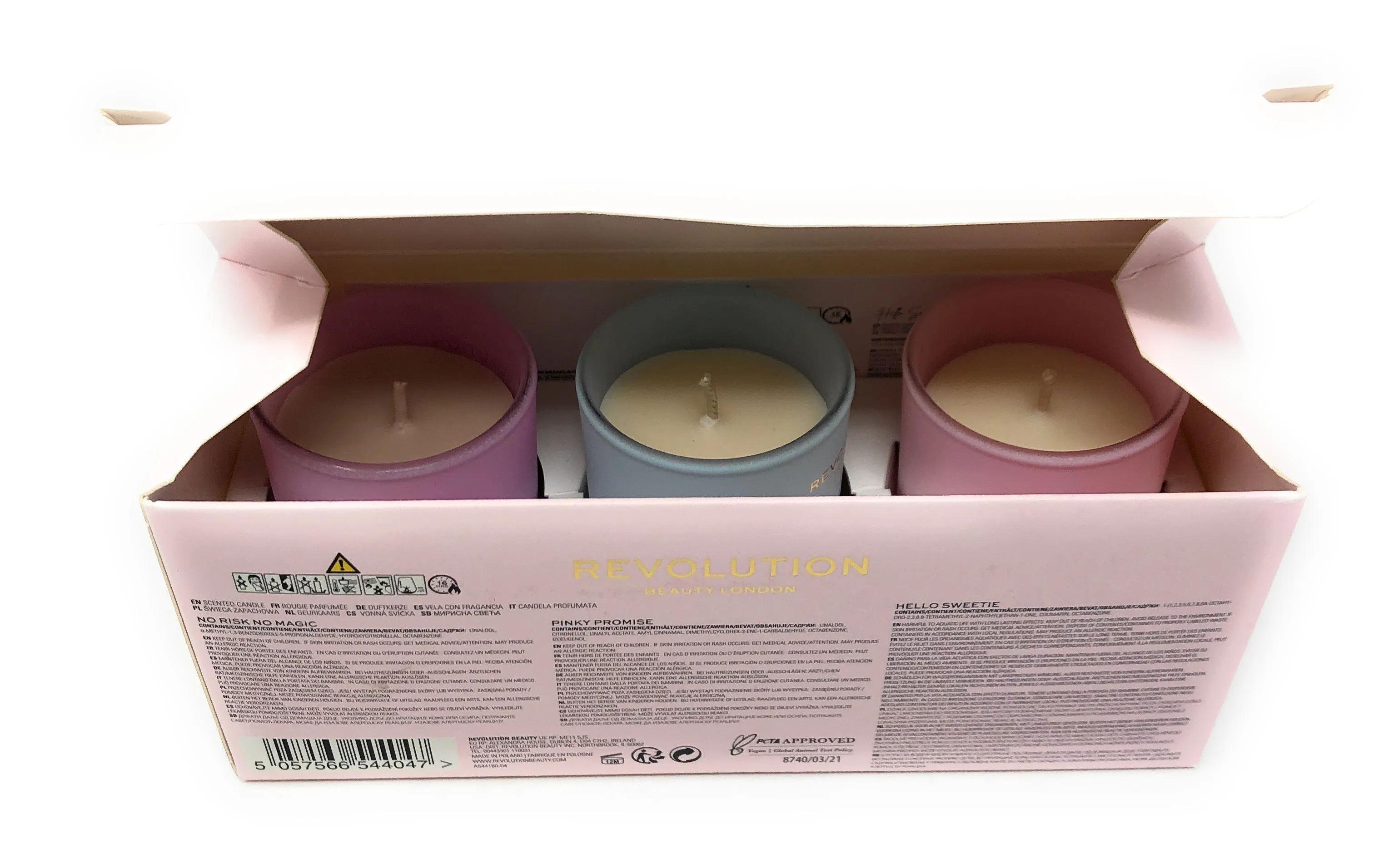 Revolution Mini Scented Candle Trio Grounded Gift Set