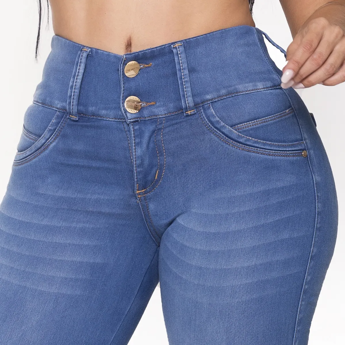 Rif. 0797Jeans Push Up a zampa