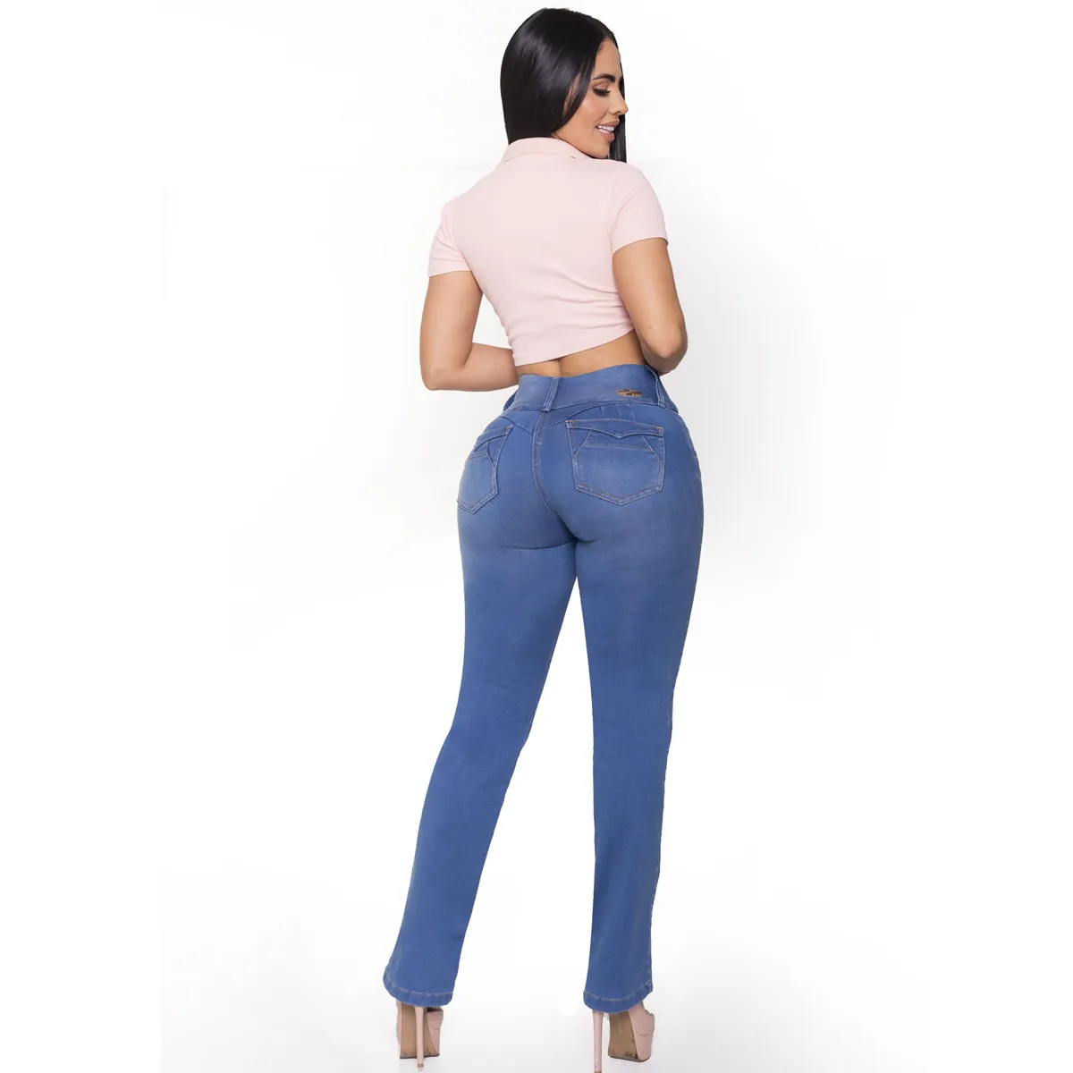 Rif. 0797Jeans Push Up a zampa