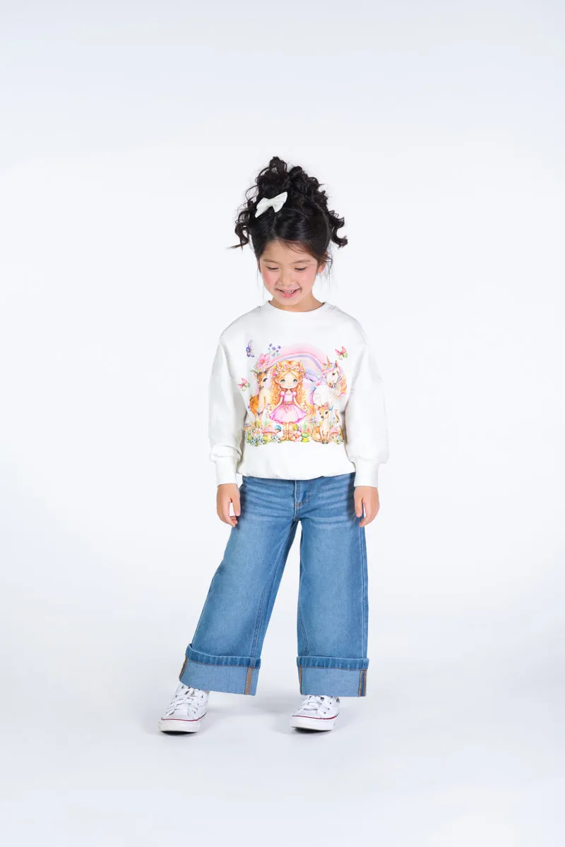 Rock Your Baby - FLARED LOOSE FIT DENIM JEANS