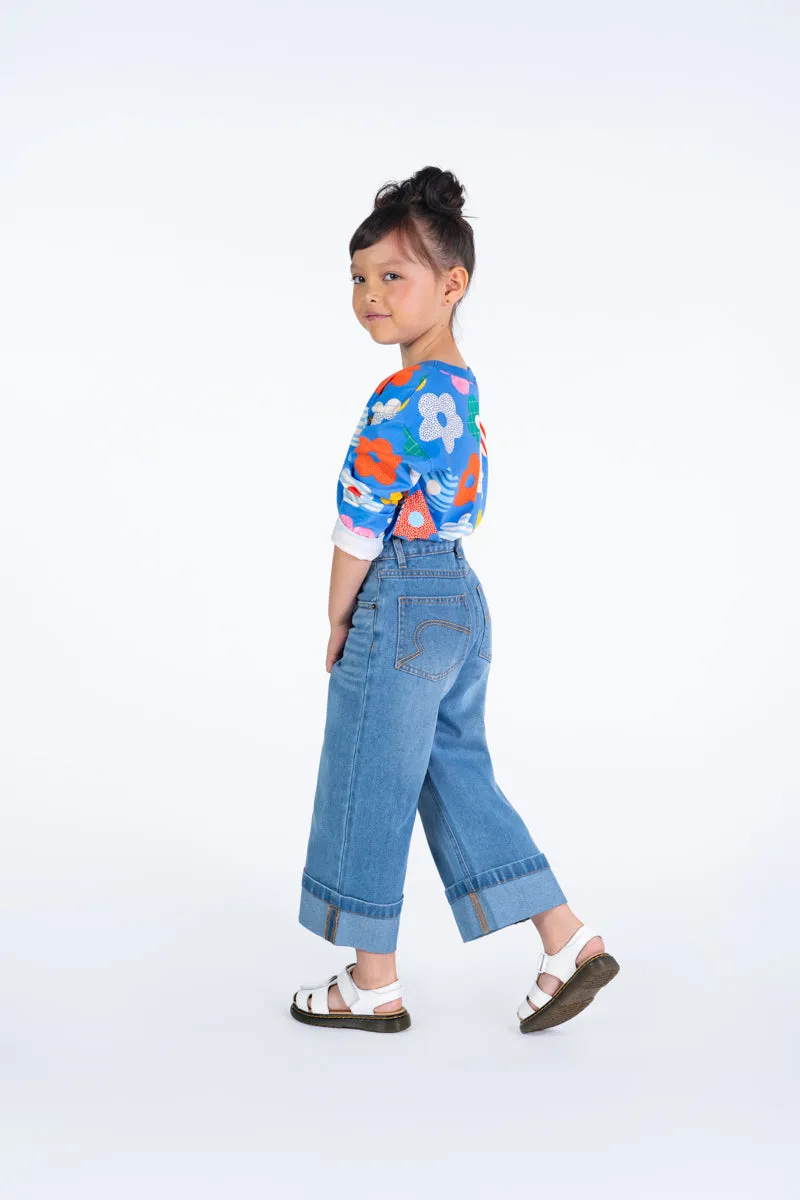 Rock Your Baby - FLARED LOOSE FIT DENIM JEANS