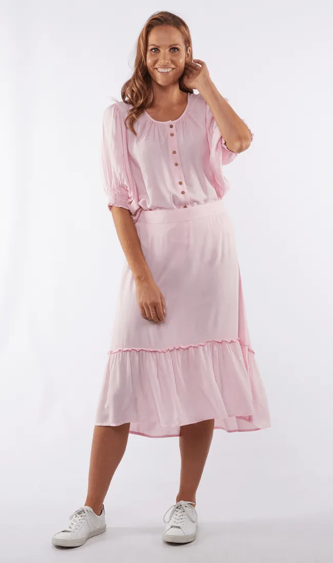 Ruth Skirt Chalk Pink