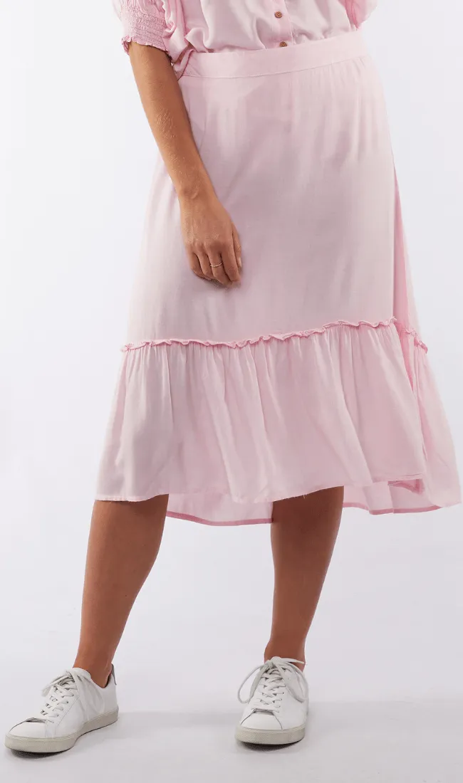 Ruth Skirt Chalk Pink