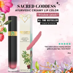 Sacred Goddess Ayurvedic Creamy Lip Color--Wisdom (pink)