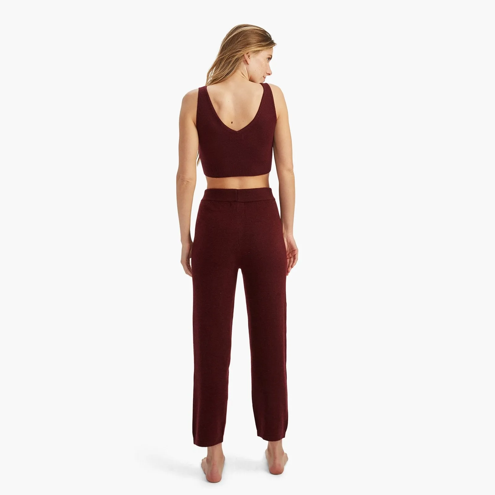 Signature Cashmere Cropped Pant