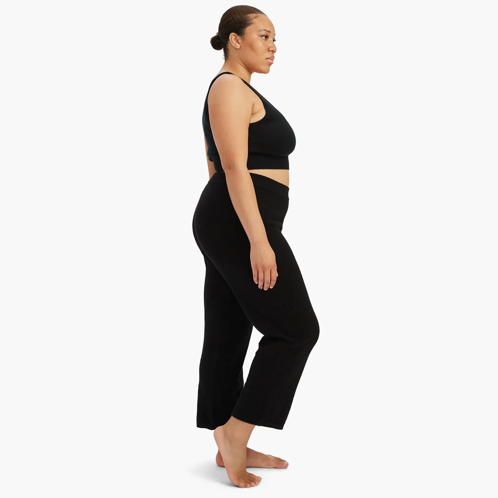 Signature Cashmere Cropped Pant