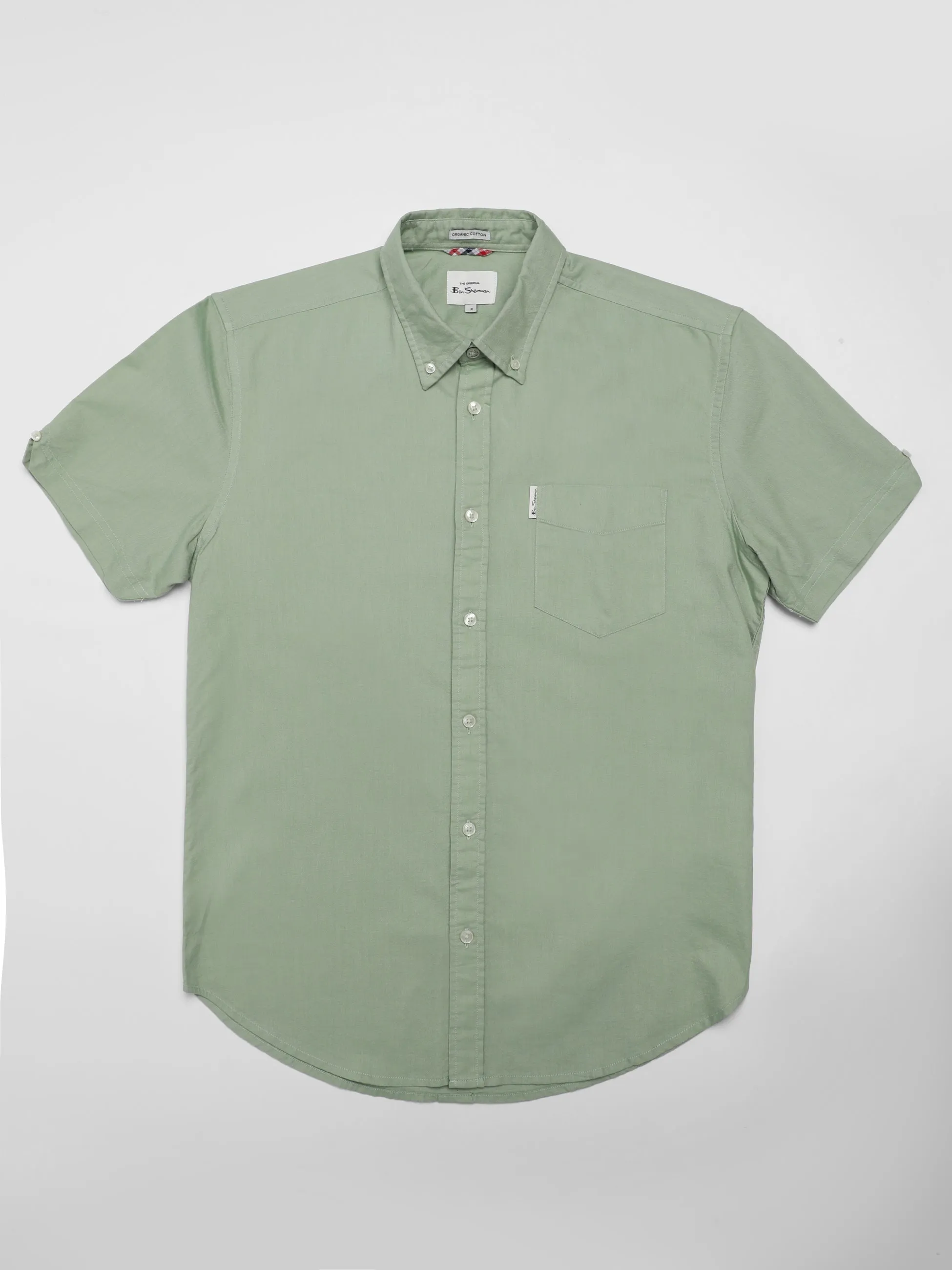 Signature Short Sleeve Oxford Shirt - Grass Green