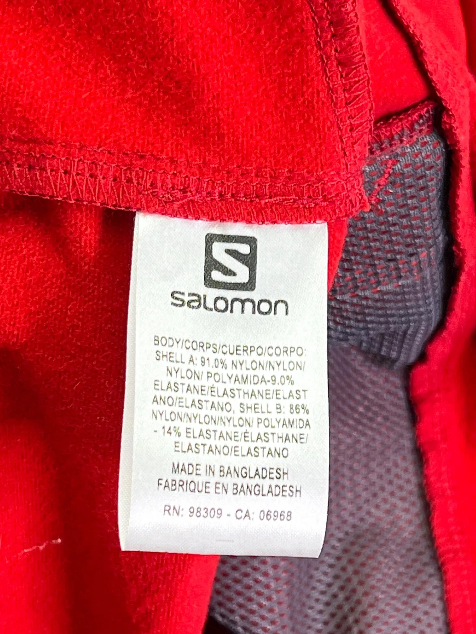 Size M - Salomon Red Spray Jacket