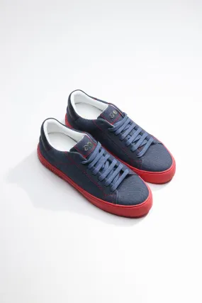 Sky Denim Blue Red