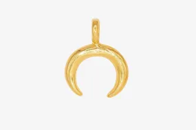 Small Crescent Moon Charm Wholesale 14K Gold, Solid 14K Gold, 274G