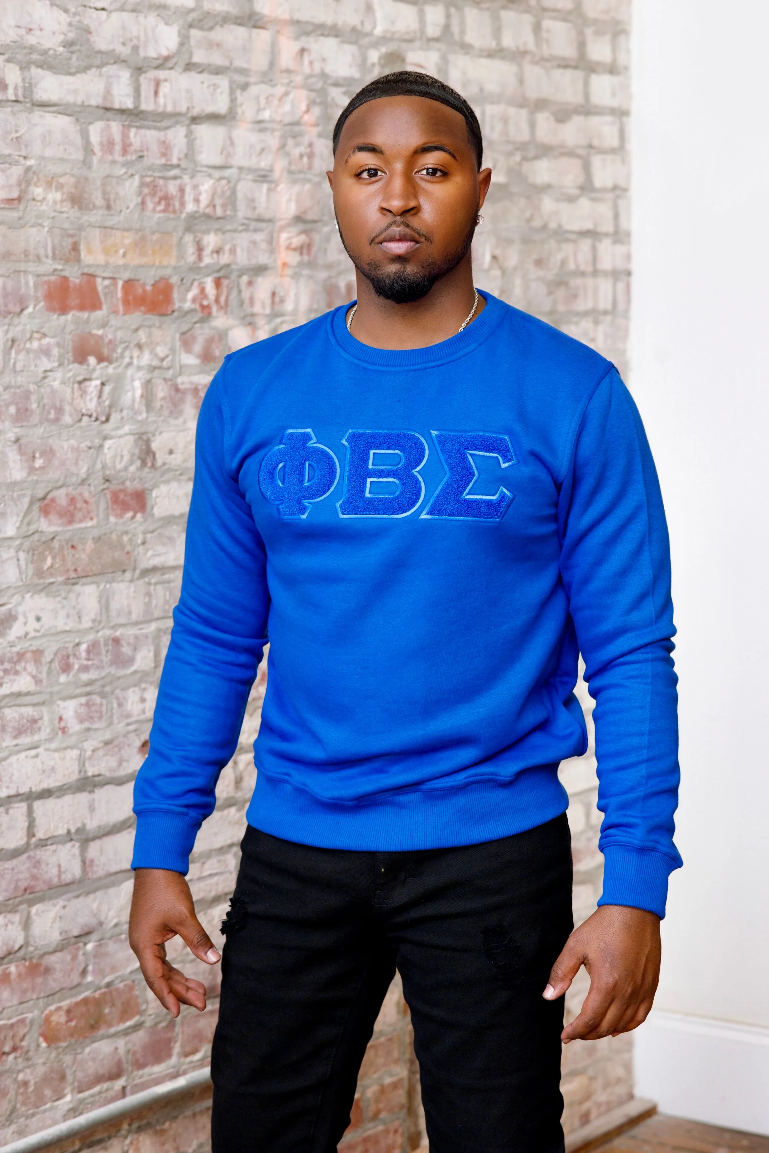 Solid ΦΒΣ Chenille Sweatshirt