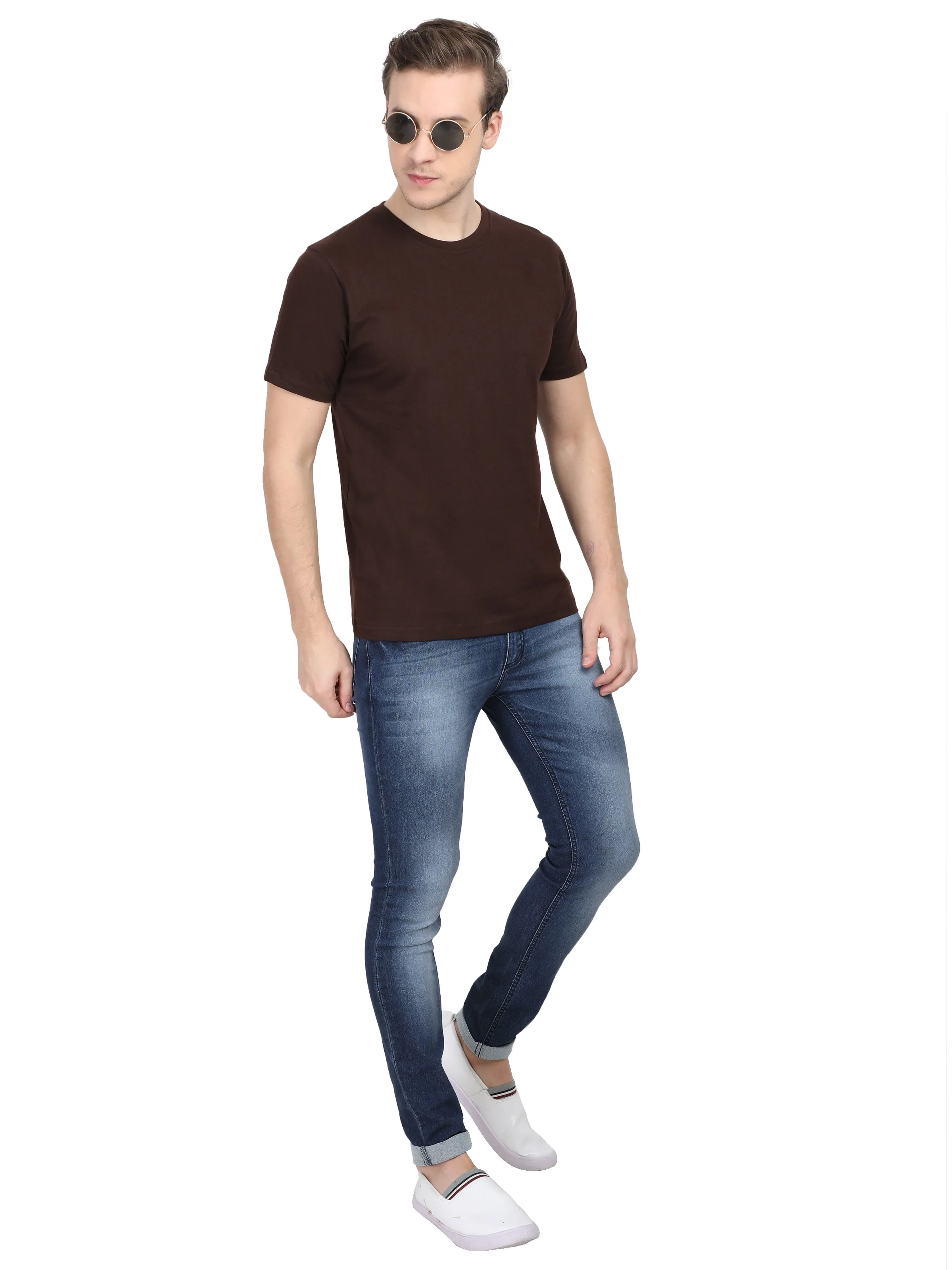 Solids: Coffee Brown  Premium T-shirt