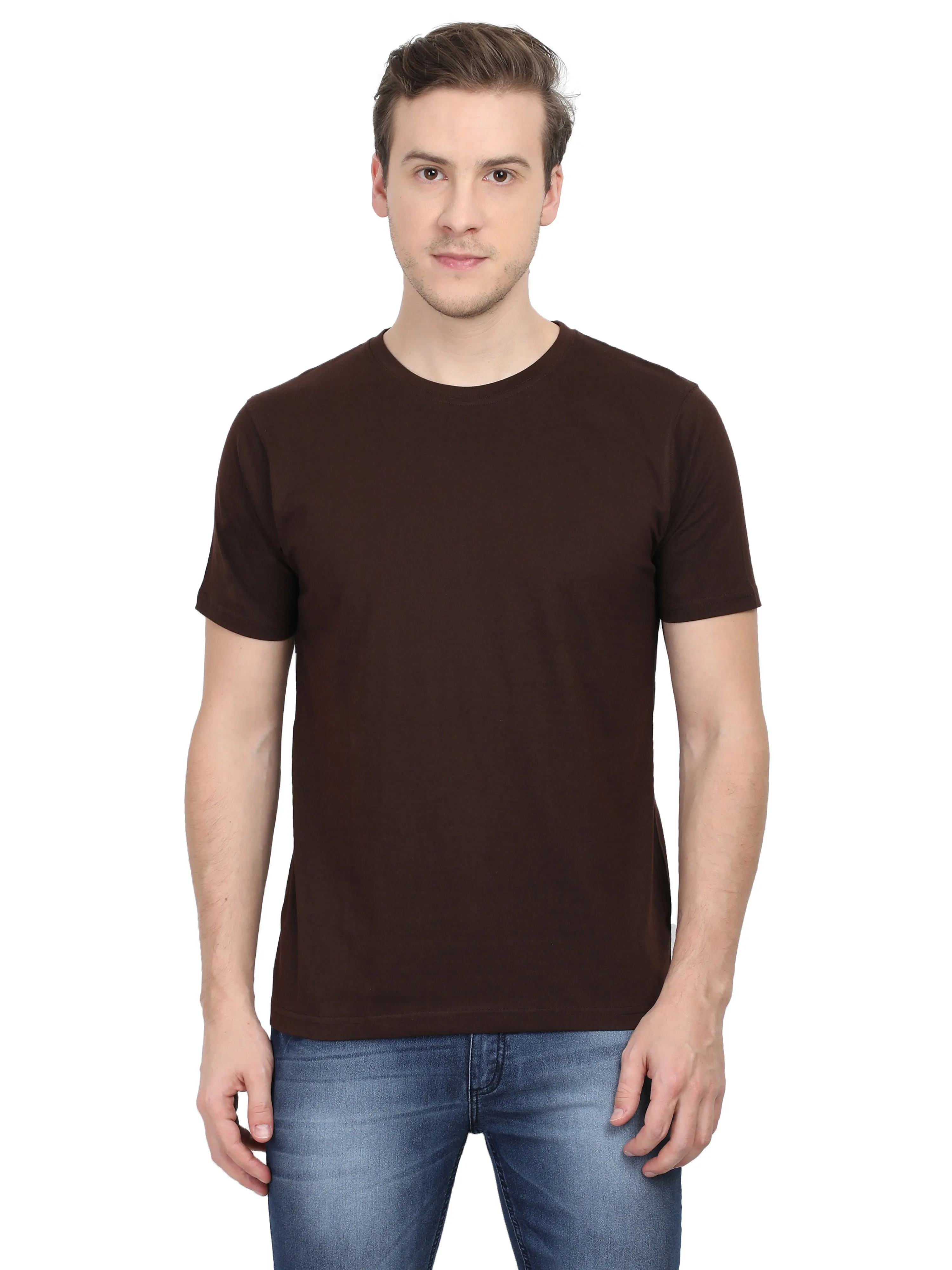 Solids: Coffee Brown  Premium T-shirt