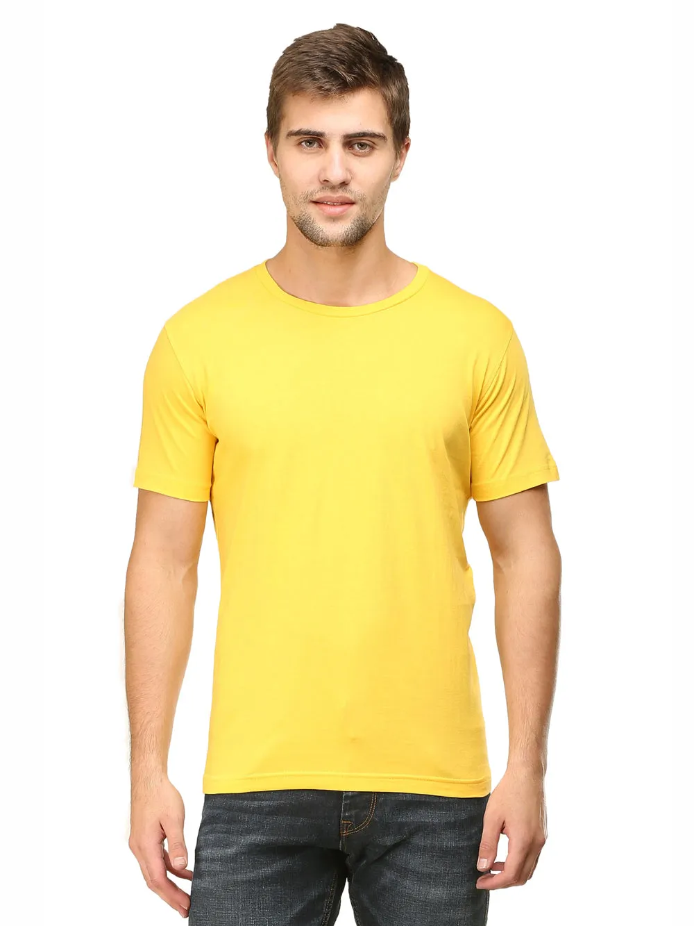 Solids : Premium Yellow Unisex T -shirt