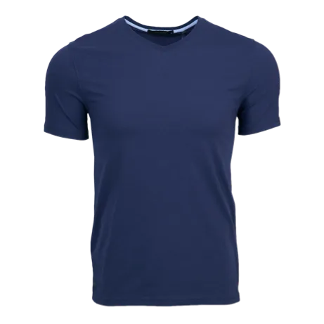 Spirit V Neck Tee (Maltese Blue)