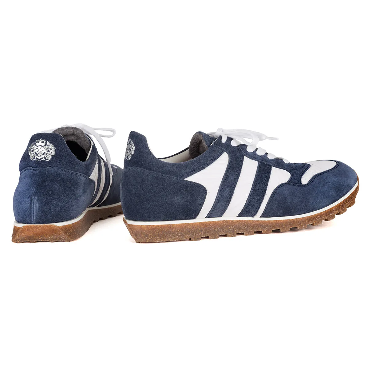 SPORT 6500<br> White & blue sneakers