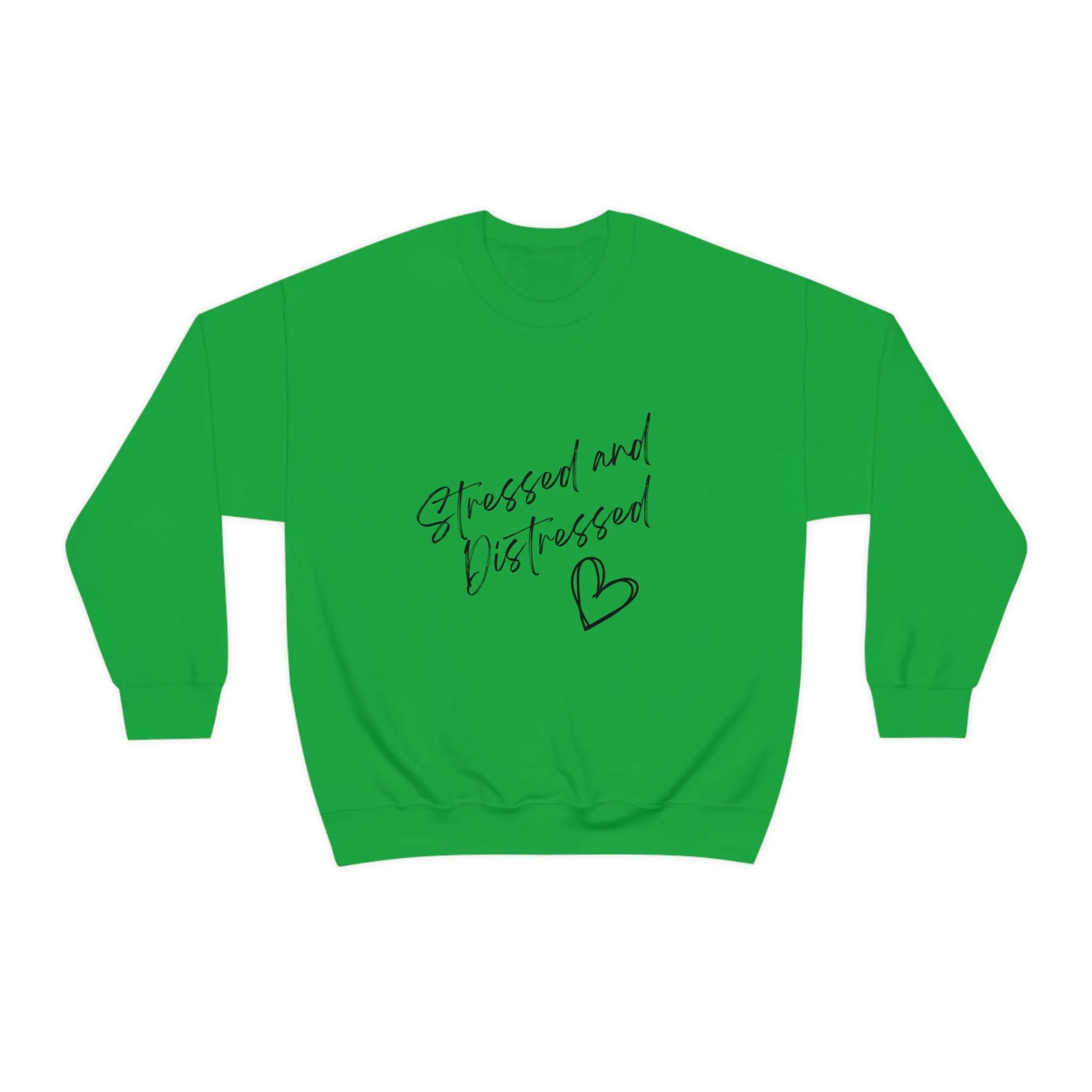 Stressed and Distressed Crewneck Sweatshirt (Light Colors)